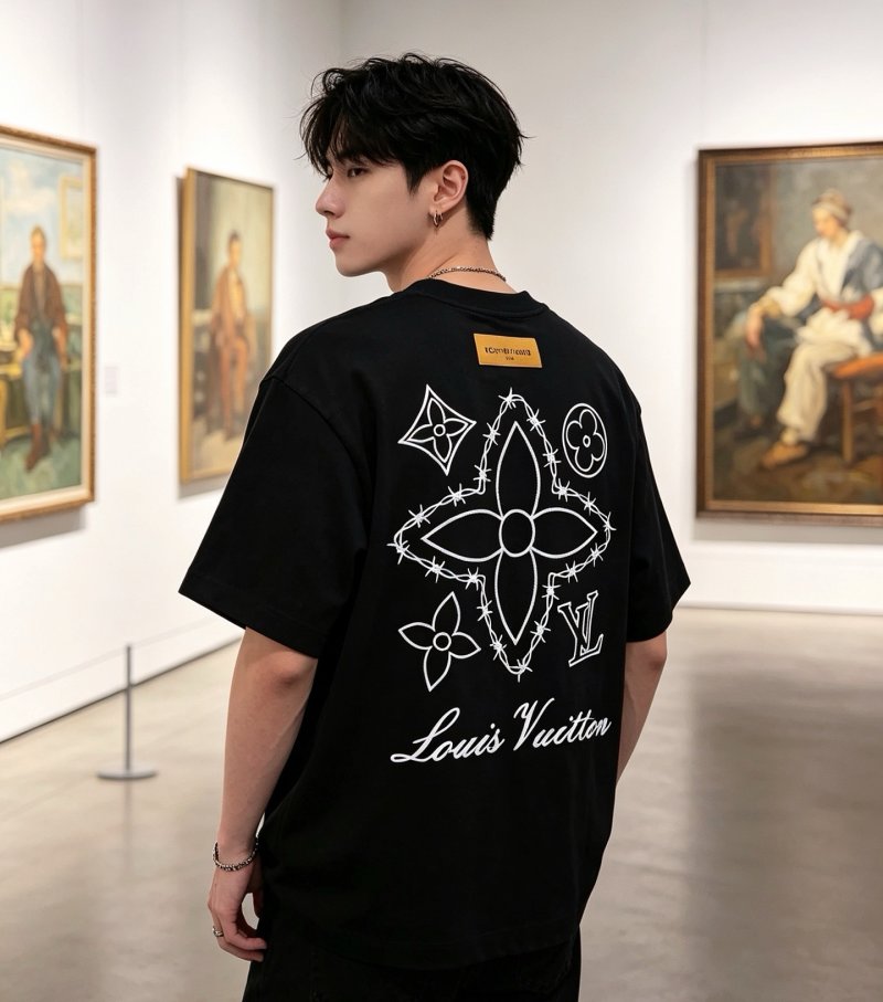 Louis Vuitton Black Star Monogram Short Sleeve T-Shirt view