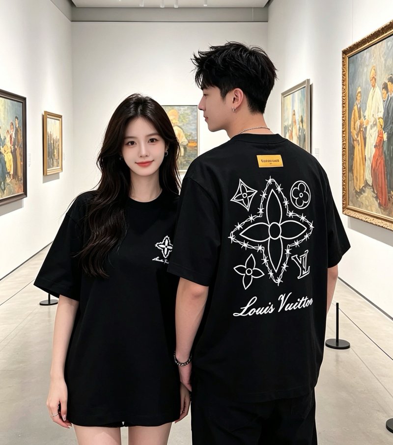Louis Vuitton Black Star Monogram Short Sleeve T-Shirt view