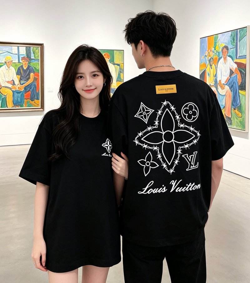 Louis Vuitton Black Star Monogram Short Sleeve T-Shirt view