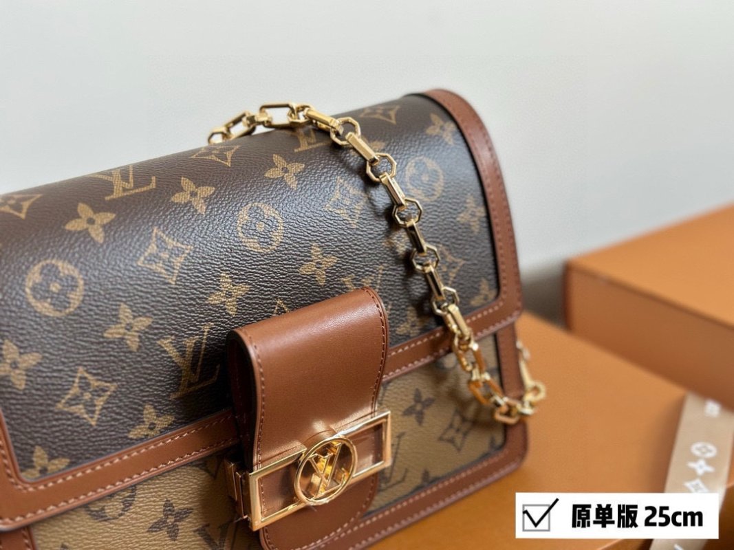 Louis Vuitton Dauphine Monogram Leather Crossbody Bag view