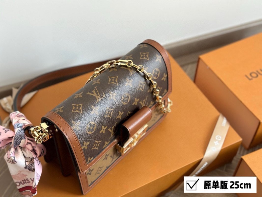 Louis Vuitton Dauphine Monogram Leather Crossbody Bag view