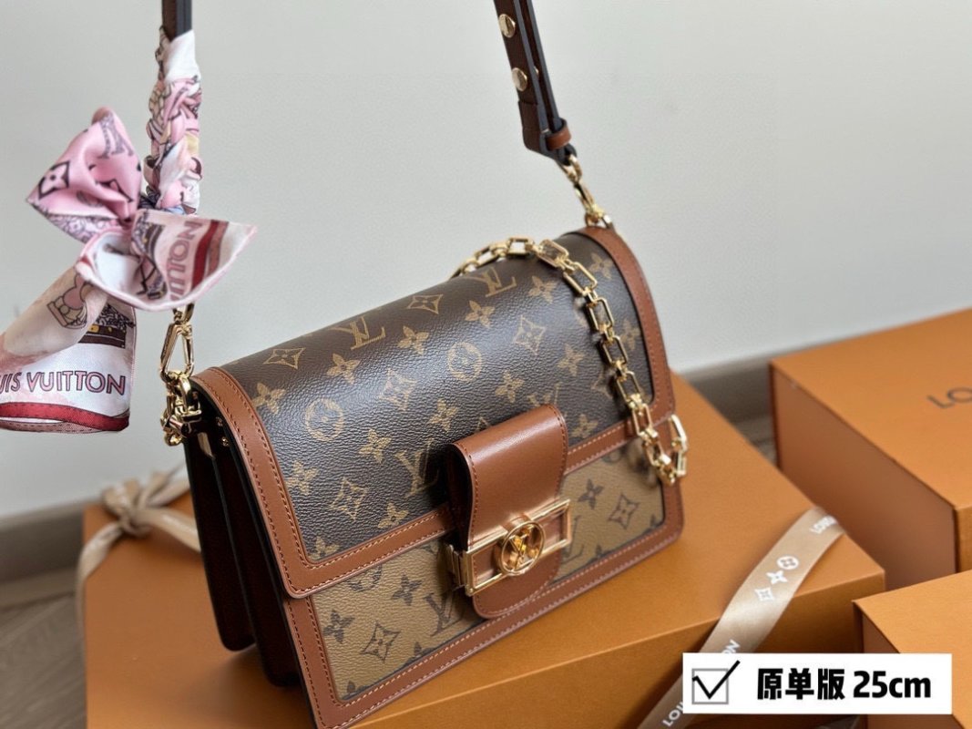 Louis Vuitton Dauphine Monogram Leather Crossbody Bag view