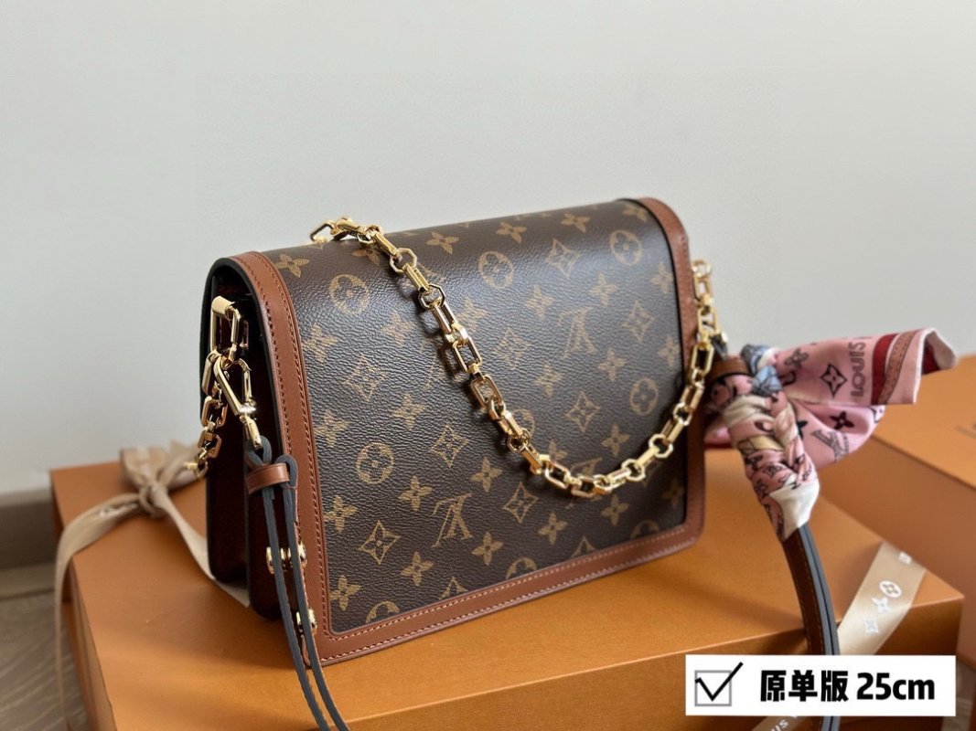 Louis Vuitton Dauphine Monogram Leather Crossbody Bag view