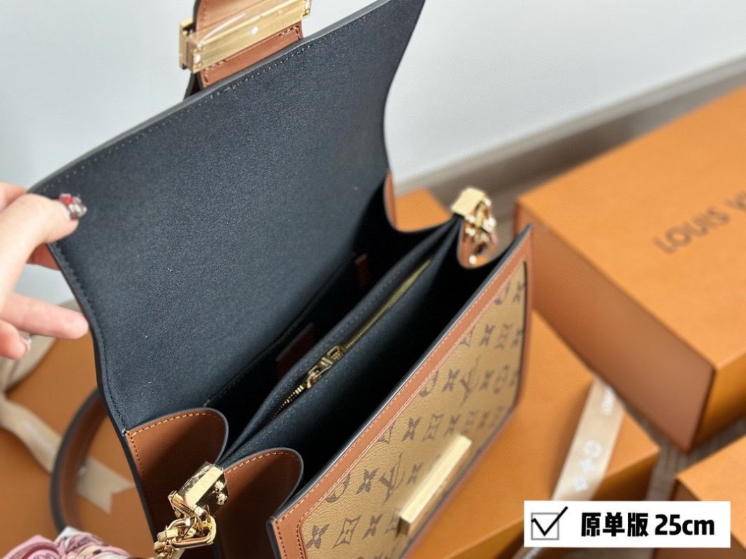Louis Vuitton Dauphine Monogram Leather Crossbody Bag view