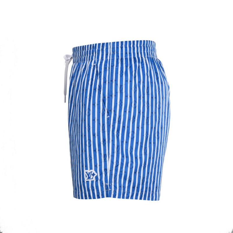 Blue Striped Shorts view
