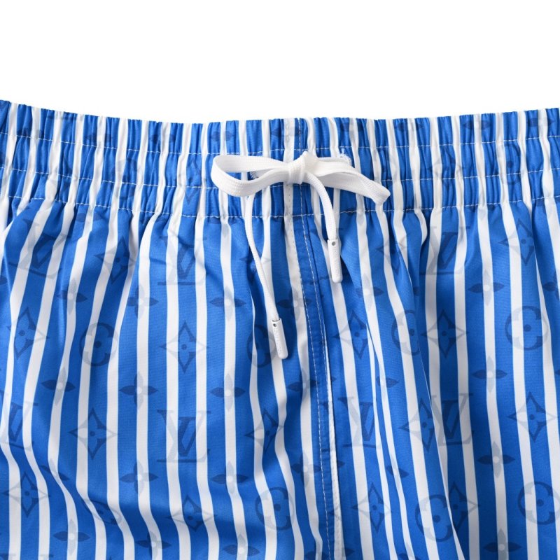 Blue Striped Shorts view