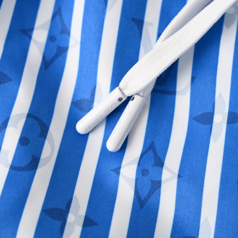 Blue Striped Shorts view