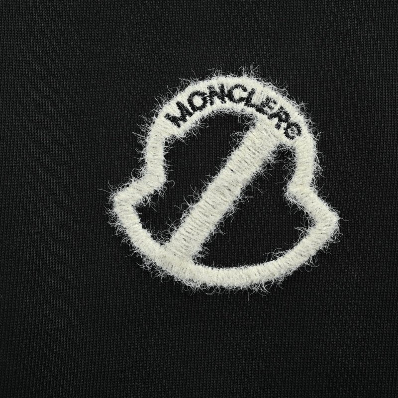 Black Short Sleeve T-Shirt with Embroidered Logo view