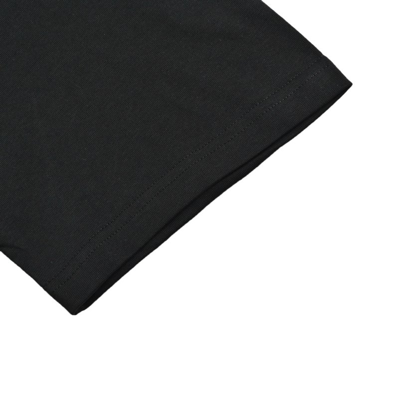 Black Short Sleeve T-Shirt with Embroidered Logo view