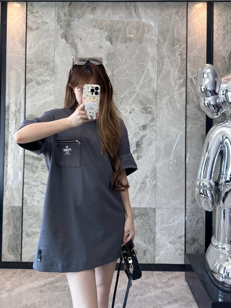 Black Oversized Logo Pocket T-Shirt