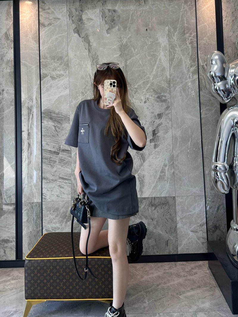 Black Oversized Logo Pocket T-Shirt view