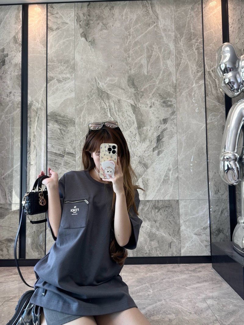 Black Oversized Logo Pocket T-Shirt view
