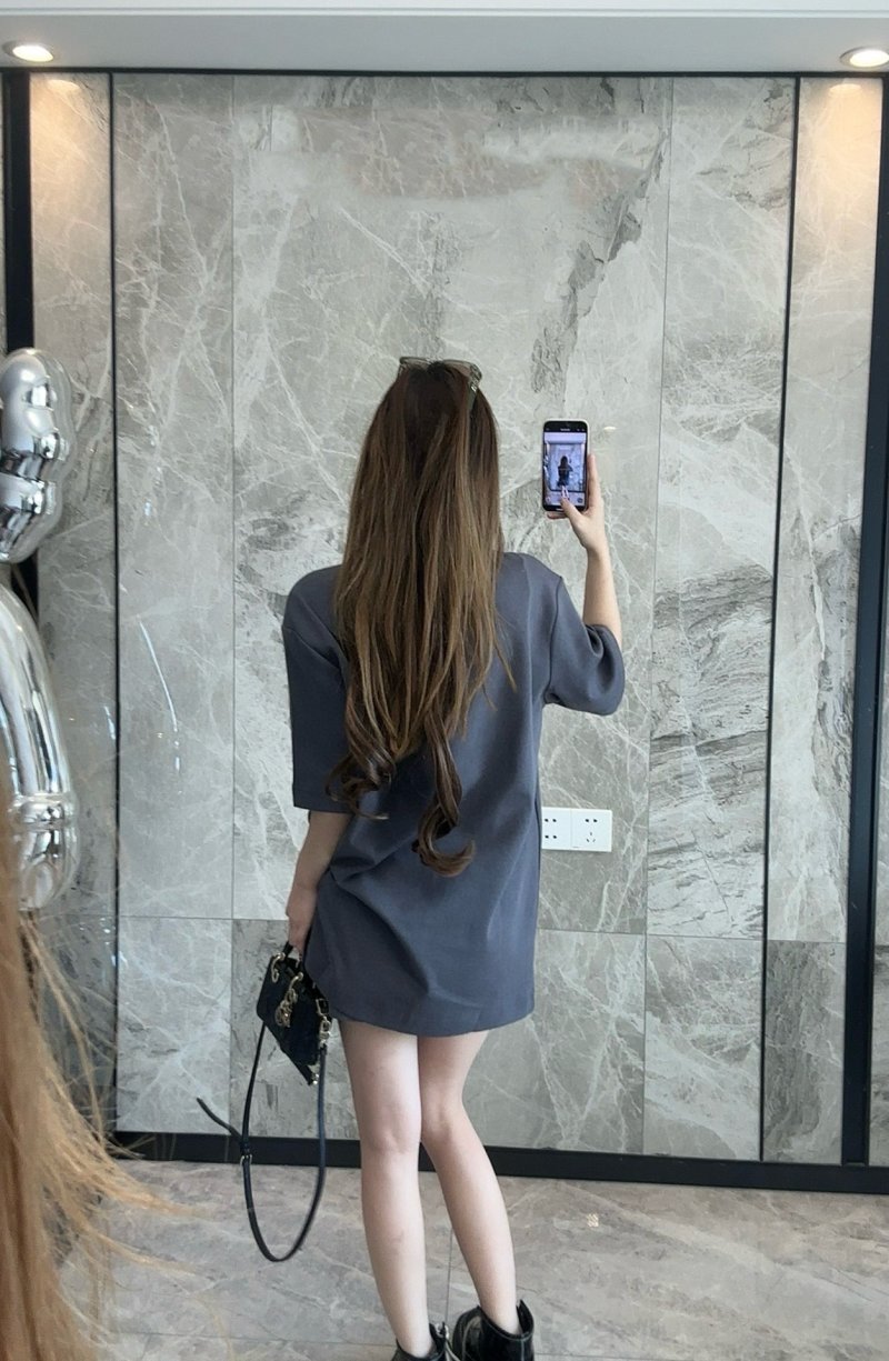Black Oversized Logo Pocket T-Shirt view