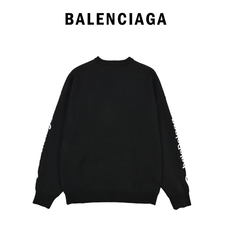 Black Oversized Crewneck Sweatshirt view