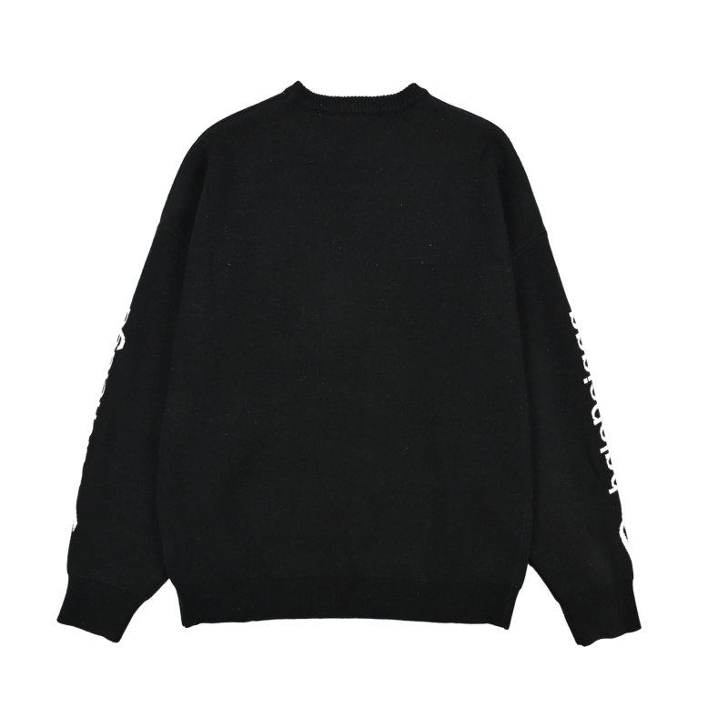 Black Oversized Crewneck Sweatshirt view