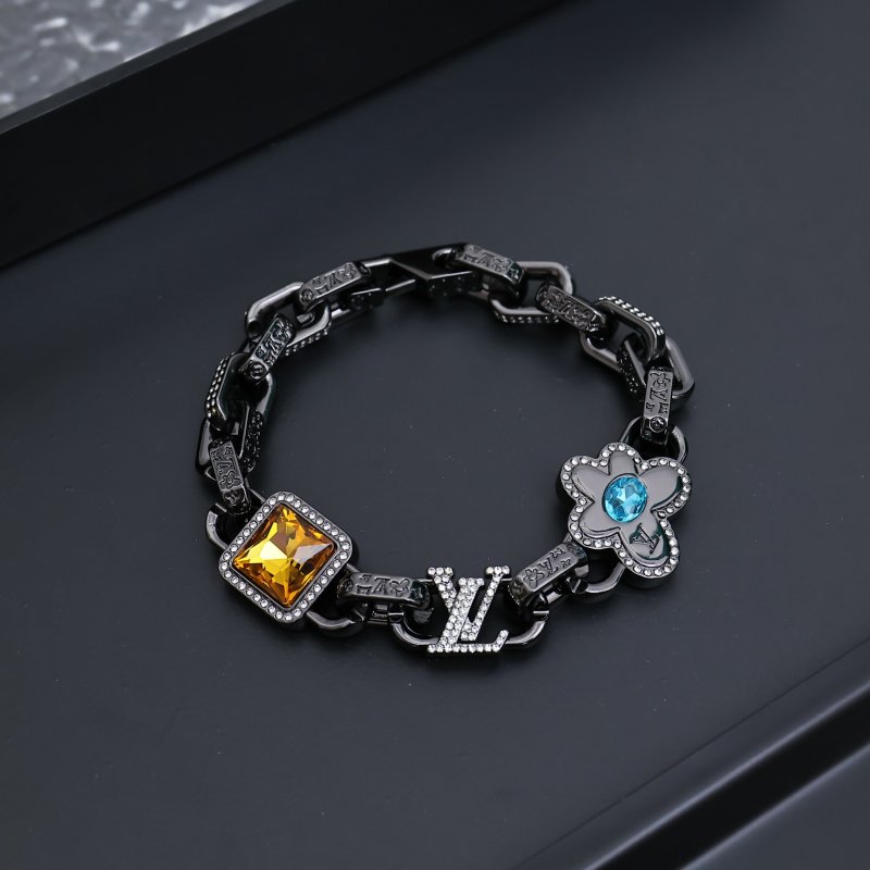 Louis Vuitton Paradise Stone Chain Bracelet Triple Color view