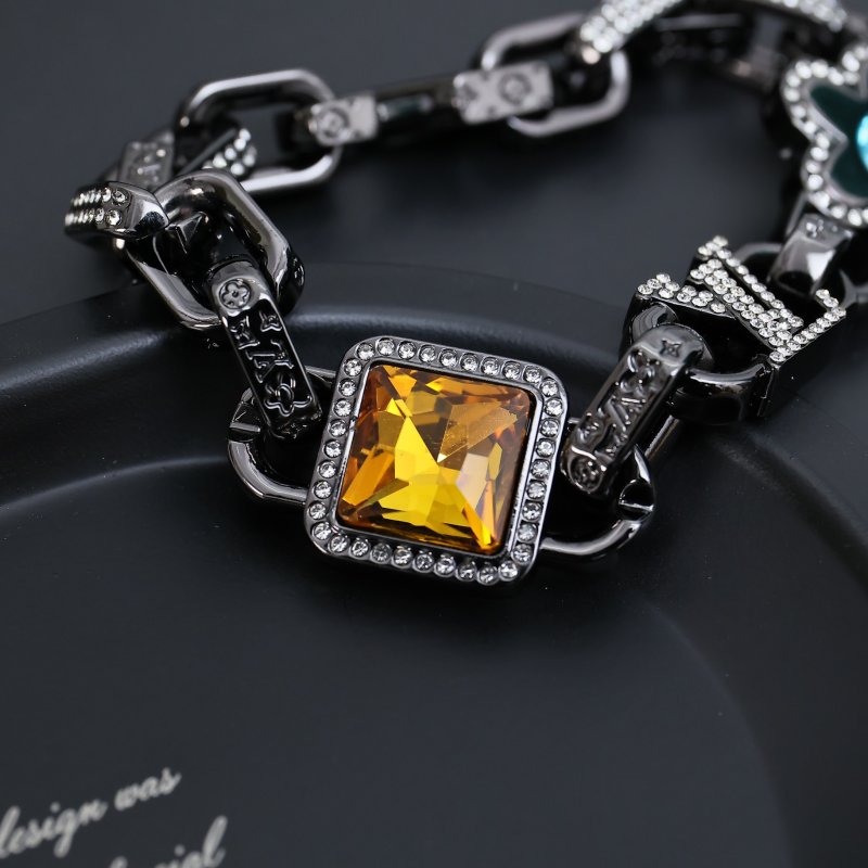 Louis Vuitton Paradise Stone Chain Bracelet Triple Color view