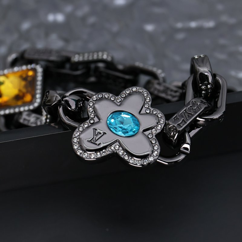 Louis Vuitton Paradise Stone Chain Bracelet Triple Color view