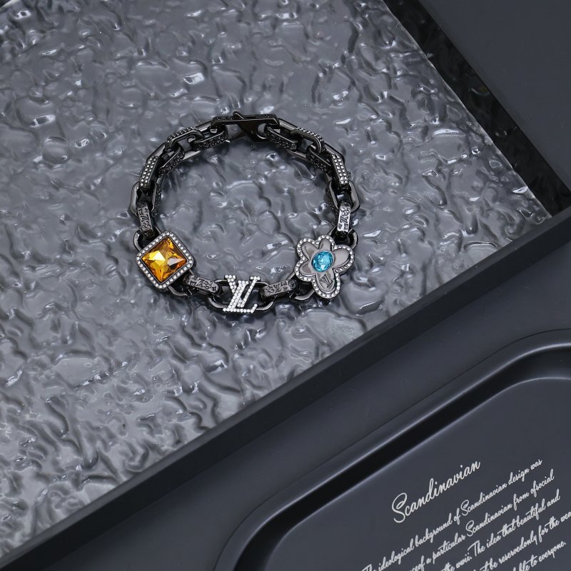 Louis Vuitton Paradise Stone Chain Bracelet Triple Color view