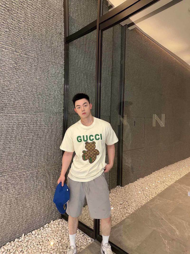 Gucci Teddy Bear Cream T-Shirt