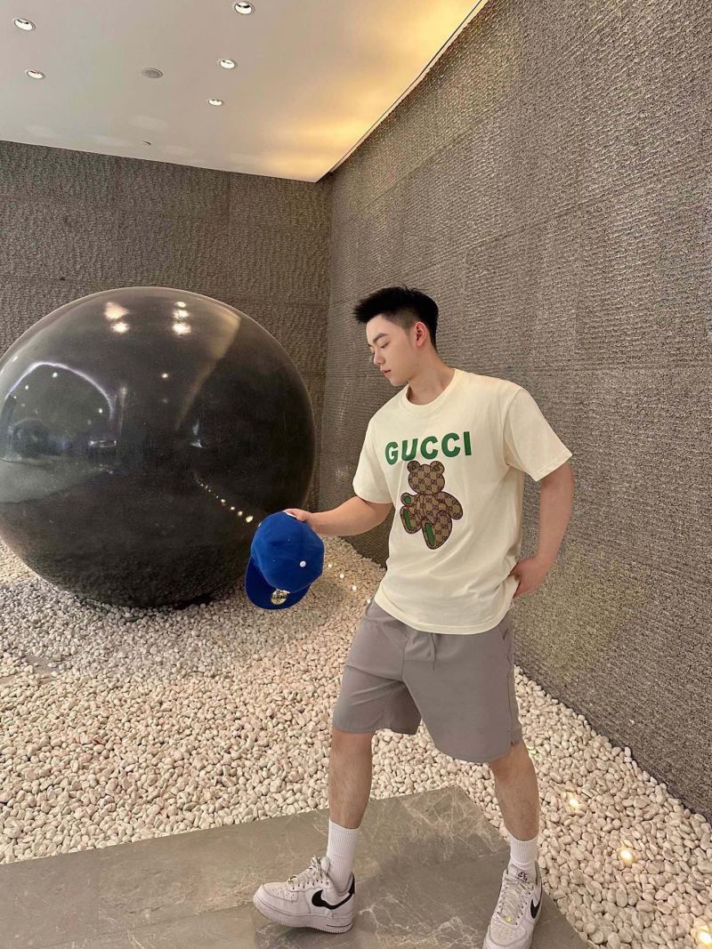 Gucci Teddy Bear Cream T-Shirt view
