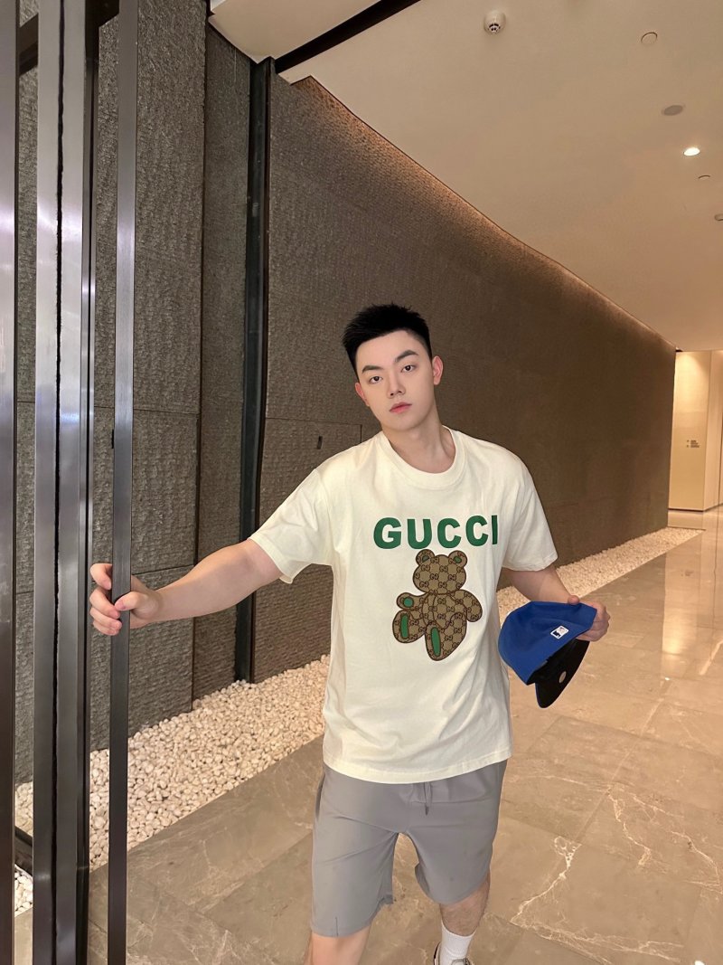 Gucci Teddy Bear Cream T-Shirt view