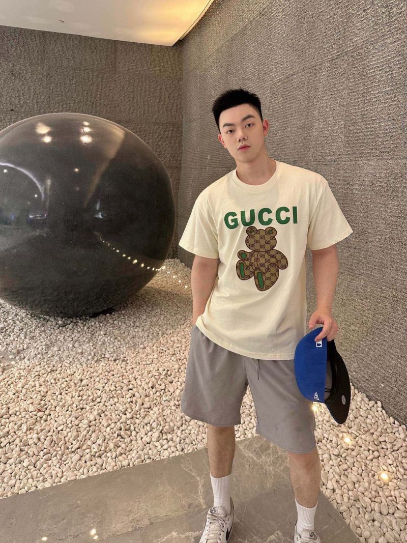 Gucci Teddy Bear Cream T-Shirt view