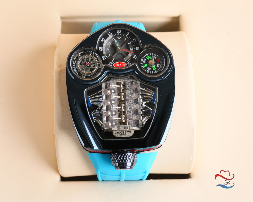 Jacob & Co Bugatti Tourbillon Blue Replica Watch
