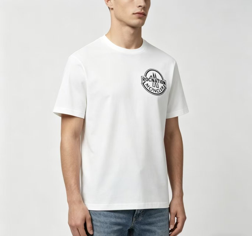 Moncler Rocnation White T-Shirt view