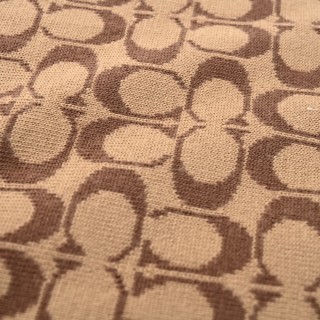 Coach Disney Mickey Mouse Double-Face Logo Scarf - Tan view 8