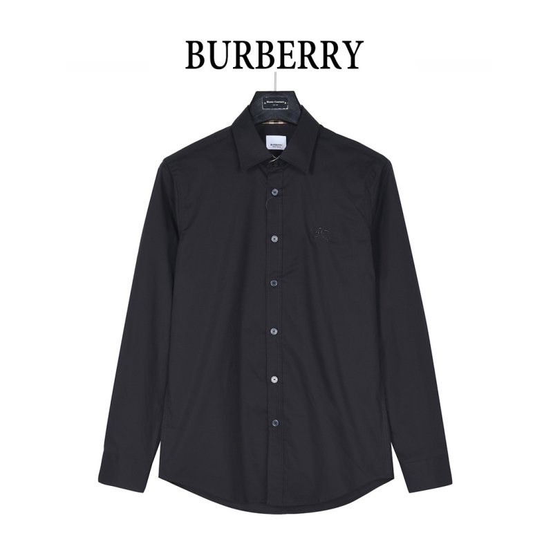 Burberry Black Long-Sleeve Dress Shirt view