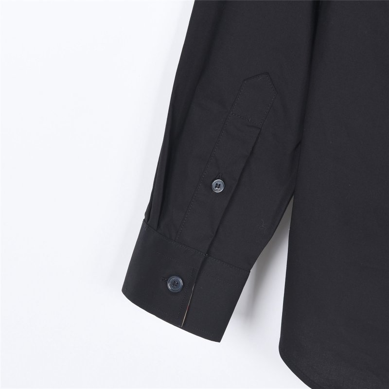 Burberry Black Long-Sleeve Dress Shirt view
