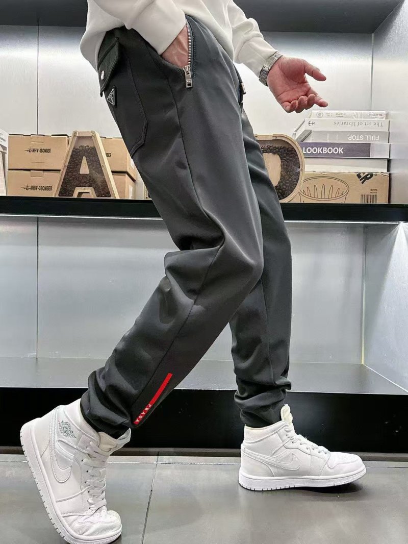 Prada Navy Technical Trousers view