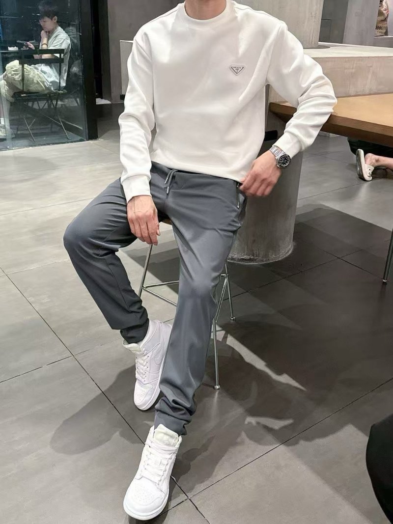 Prada Navy Technical Trousers view