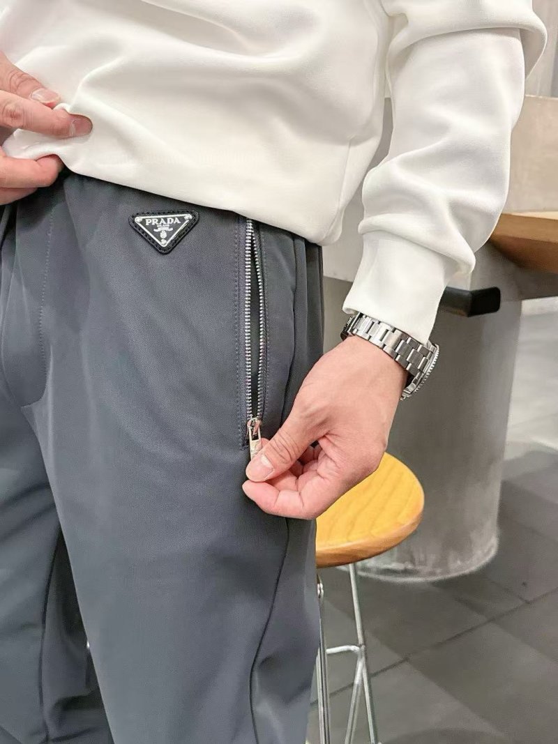 Prada Navy Technical Trousers view