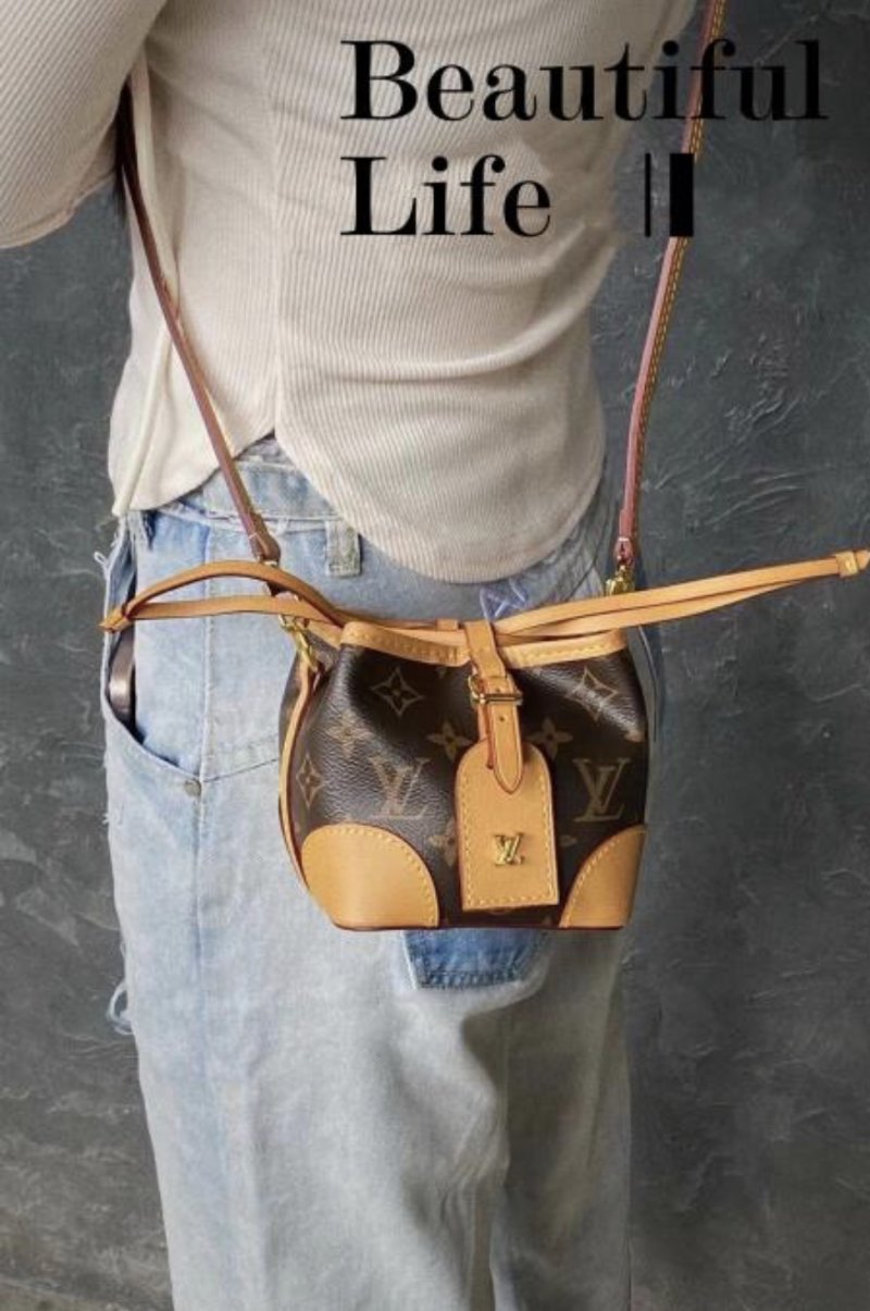 Louis Vuitton Monogram Canvas Crossbody Bag Tan view