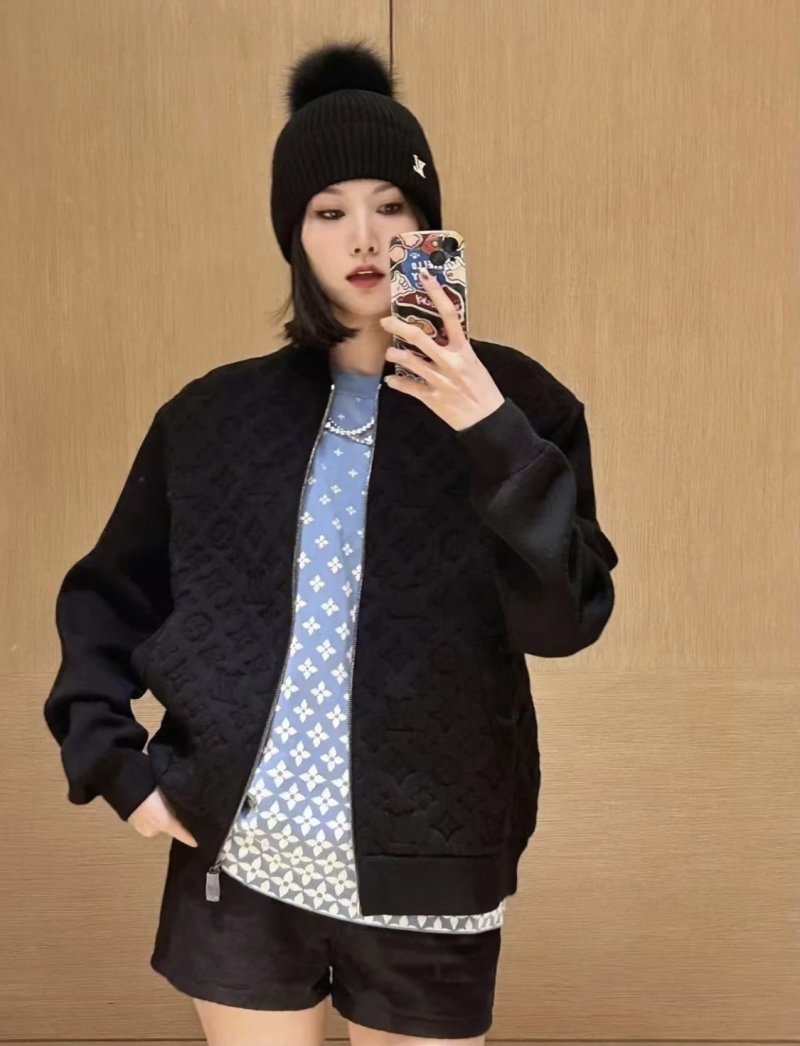 Louis Vuitton Monogram Black Zip Jacket view