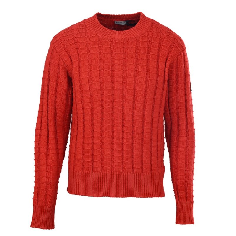Stone Island Orange Crewneck Knit Sweater view