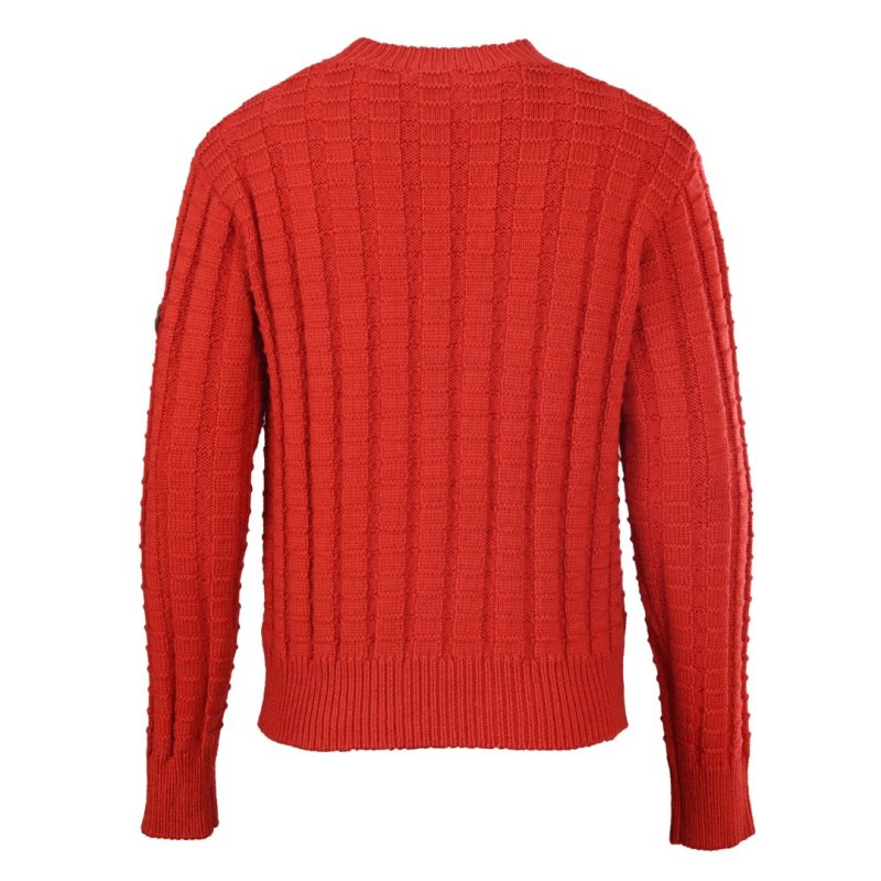 Stone Island Orange Crewneck Knit Sweater view
