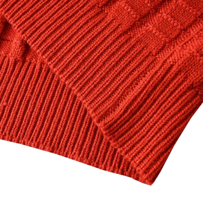 Stone Island Orange Crewneck Knit Sweater view
