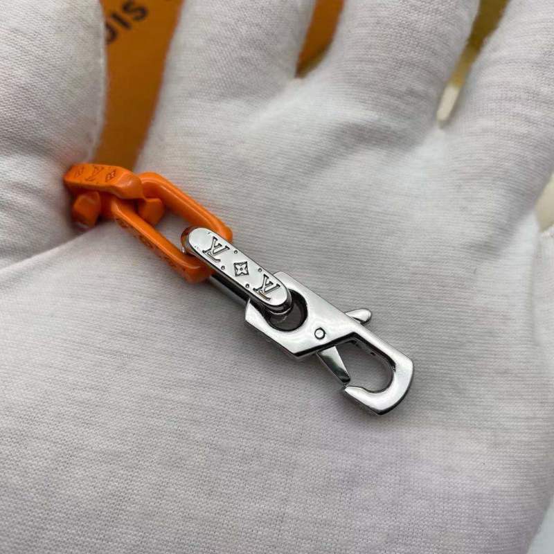 Louis Vuitton Bamboo Chain Bracelet Orange & Black view