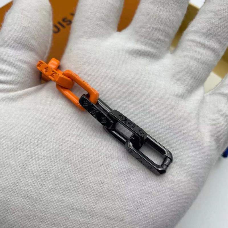 Louis Vuitton Bamboo Chain Bracelet Orange & Black view