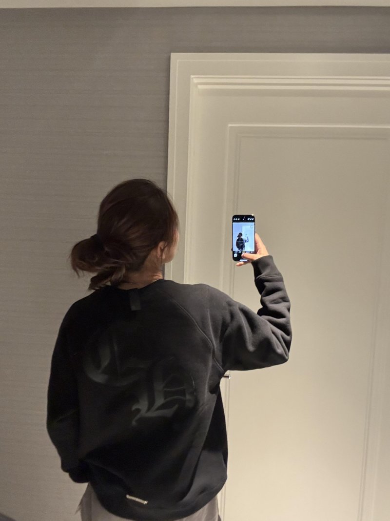 Essentials Black Oversized Hoodie