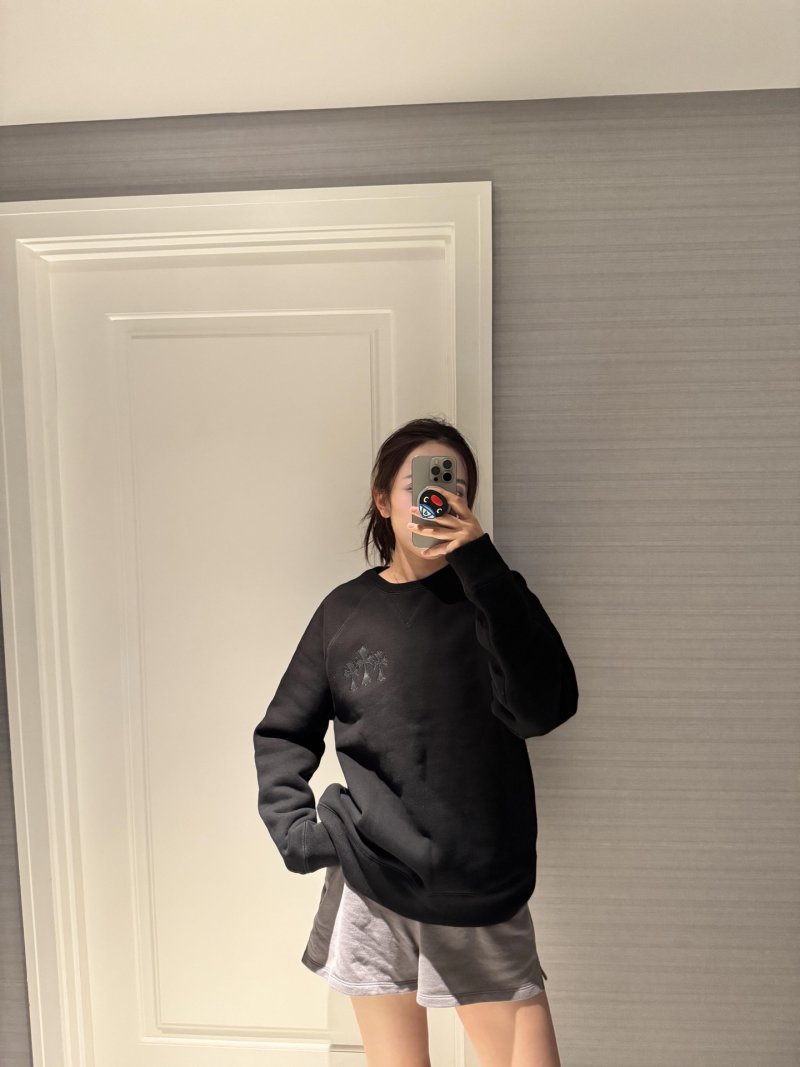 Essentials Black Oversized Hoodie view