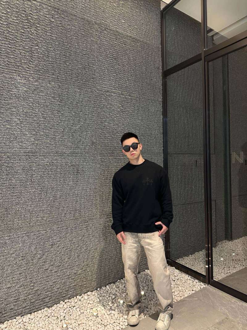 Essentials Black Oversized Hoodie view