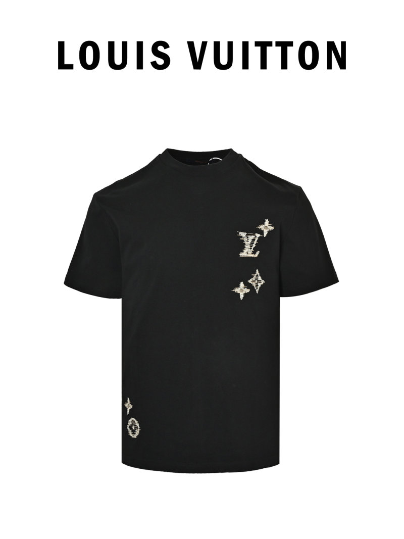 Chrome Hearts Black Gold Cross T-Shirt view