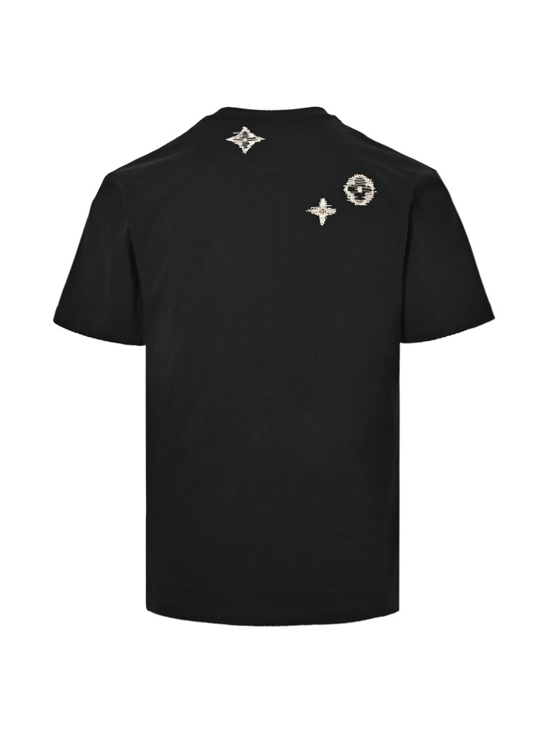 Chrome Hearts Black Gold Cross T-Shirt view