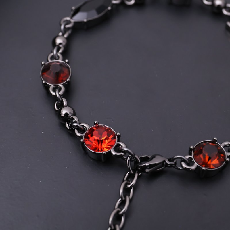 Louis Vuitton Light Zirconia-Set Chain Bracelet Silver view
