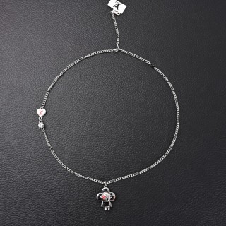 Louis Vuitton LV Love Vivienne Silver Necklace