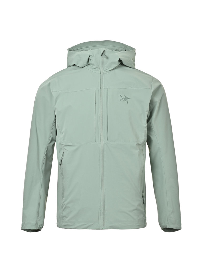 Essentials Fear of God Sage Green Zip-Up Windbreaker Jacket view